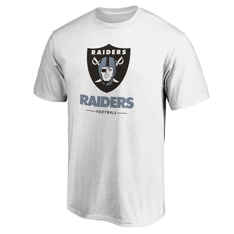 Men's Black Las Vegas Raiders Team Lockup T-Shirt
