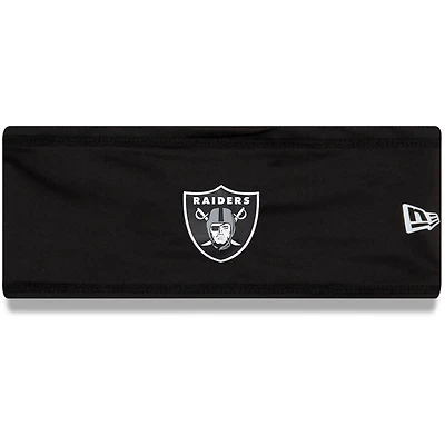 Bandeau COOLERA New Era noir officiel du camp d'entraînement des Raiders de Las Vegas
