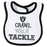 Ensemble de nuit et jeu pour nouveau-nés nourrissons par Erin Andrews Las Vegas Raiders