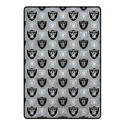 Pegasus Las Vegas Raiders 66" x 95" Oversized Logo Roll Ultra Cozy Blanket