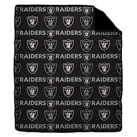 Couverture en fausse fourrure Pegasus Las Vegas Raiders ton sur ton 60" x 70"