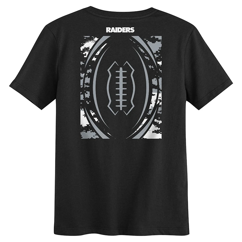 Preschool Black Las Vegas Raiders The Blitz T-Shirt