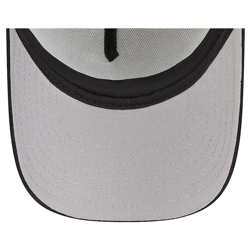 Casquette ajustable New Era blanche Las Vegas Raiders Streak A-Frame 9FORTY Trucker pour enfant d'âge préscolaire