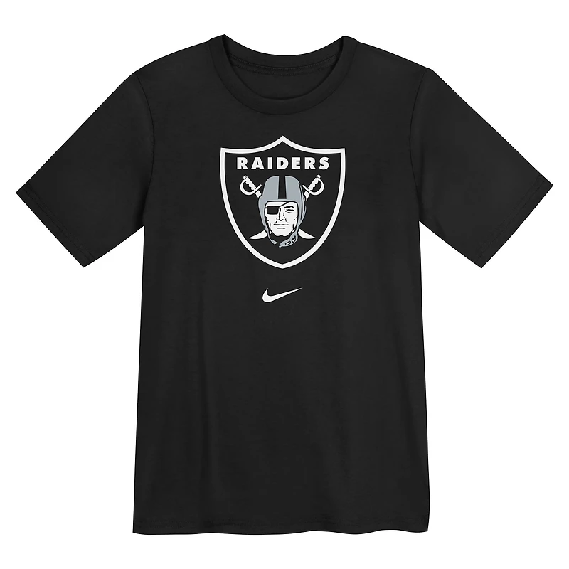 T-shirt Nike noir pour enfant avec logo Legend Performance des Las Vegas Raiders