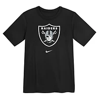 T-shirt Nike noir pour enfant avec logo Legend Performance des Las Vegas Raiders