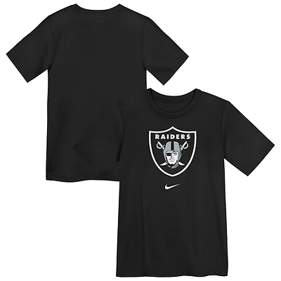 T-shirt Nike noir pour enfant avec logo Legend Performance des Las Vegas Raiders