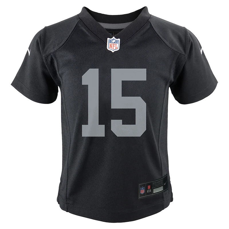 Preschool Nike Fernando Mendoza Black Las Vegas Raiders Team Game Player Jersey