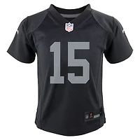 Preschool Nike Fernando Mendoza Black Las Vegas Raiders Team Game Player Jersey
