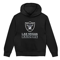 Sweat à capuche noir « Back to Basics » des Las Vegas Raiders pour enfants d'âge préscolaire