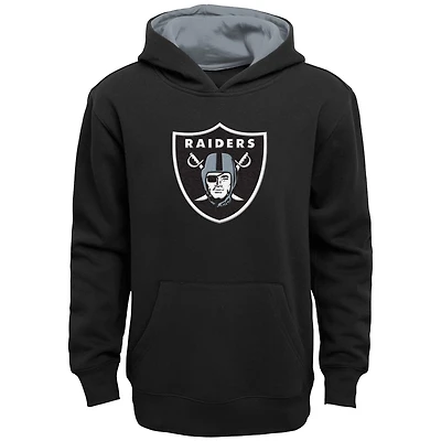 Sweat à capuche noir Las Vegas Raiders Prime pour enfants d'âge préscolaire Outerstuff