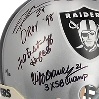 Raiders Legends Autographed Riddell Authentic Helmet with 12 Signatures - Limited Edition of 25