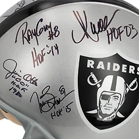 Raiders Legends Autographed Riddell Authentic Helmet with 12 Signatures - Limited Edition of 25