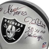 Raiders Legends Autographed Riddell Authentic Helmet with 12 Signatures - Limited Edition of 25