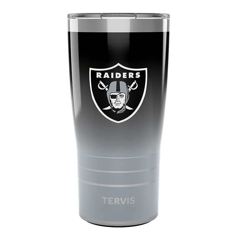 Tervis Las Vegas Raiders 20oz. Gobelet en acier inoxydable ombré