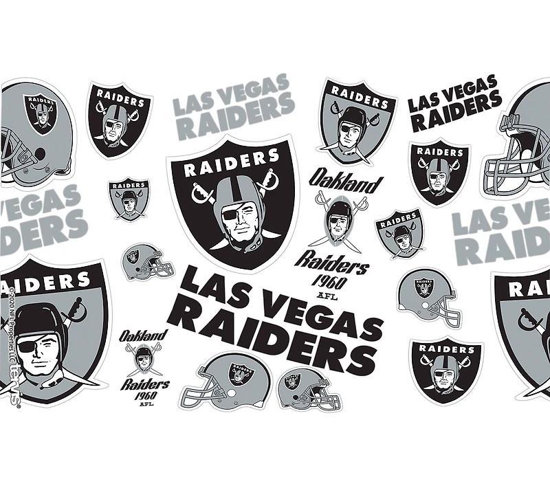 Tervis Las Vegas Raiders NFL Lot de 2 allover et emblème