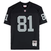 Tim Brown Las Vegas Raiders Autographed Black Mitchell & Ness Replica Jersey with "HOF 2015" Inscription