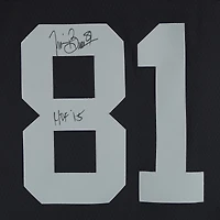Tim Brown Las Vegas Raiders Autographed Black Mitchell & Ness Replica Jersey with "HOF 2015" Inscription