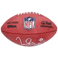 Ballon de football américain Wilson Duke en couleur, autographié par Tim Brown des Raiders de Las Vegas, avec inscription « HOF 15 ».