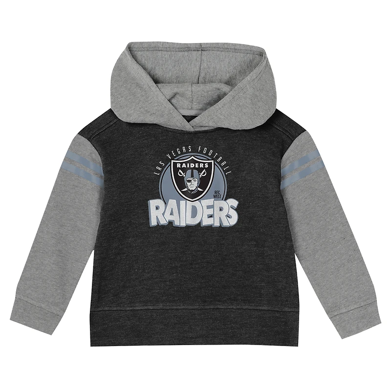 Ensemble deux pièces pour tout-petits avec haut à capuche manches longues et leggings Las Vegas Raiders Club House