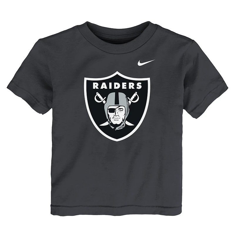 Toddler Nike Black Las Vegas Raiders Logo T-Shirt
