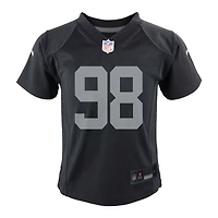 Toddler Nike Maxx Crosby Black Las Vegas Raiders Game Jersey