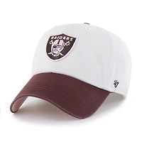 Casquette unisexe ajustable '47 Stone/Burgundy Las Vegas Raiders Love Letter Clean Up