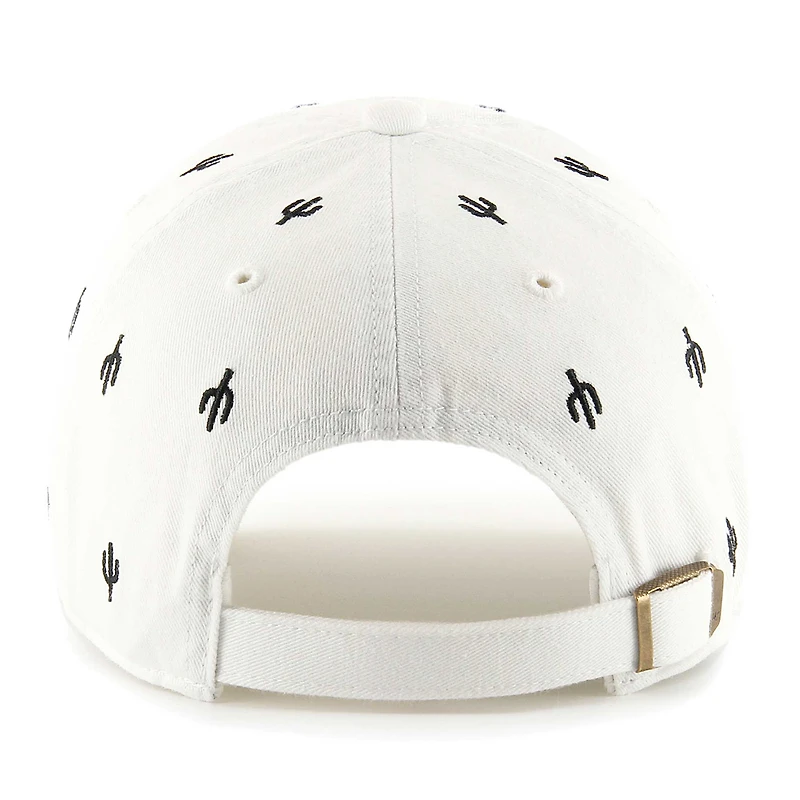 Unisex '47 White Las Vegas Raiders Confetti Clean Up Adjustable Hat