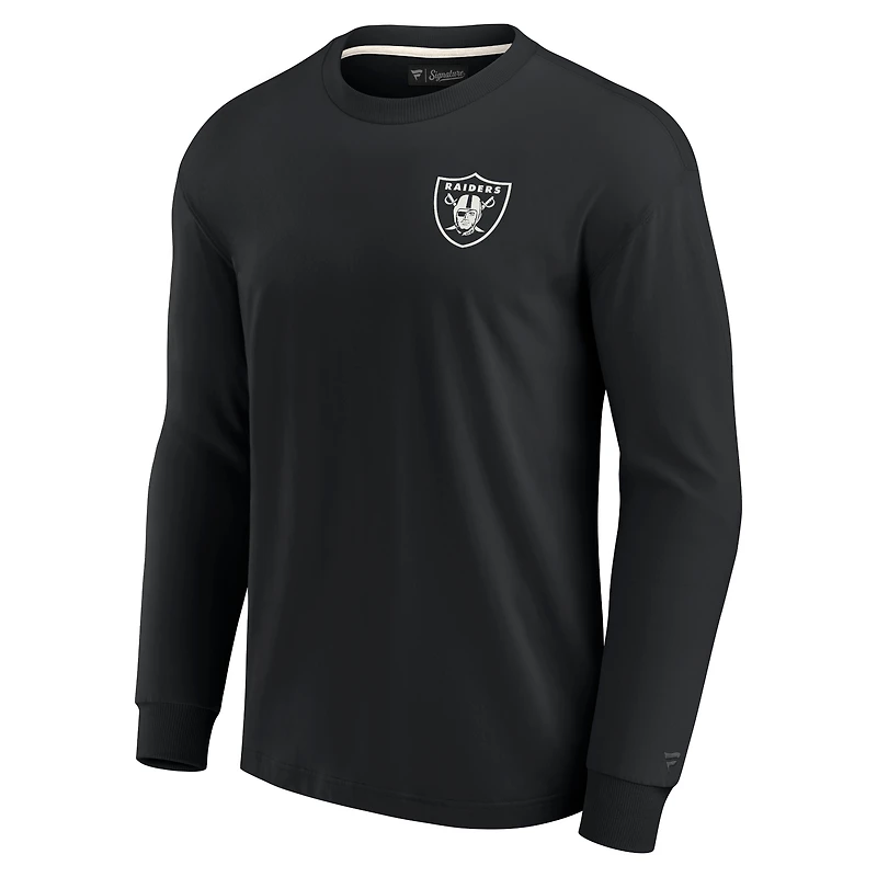 Unisex Fanatics Khaki Las Vegas Raiders Elements Super Soft Long Sleeve T-Shirt