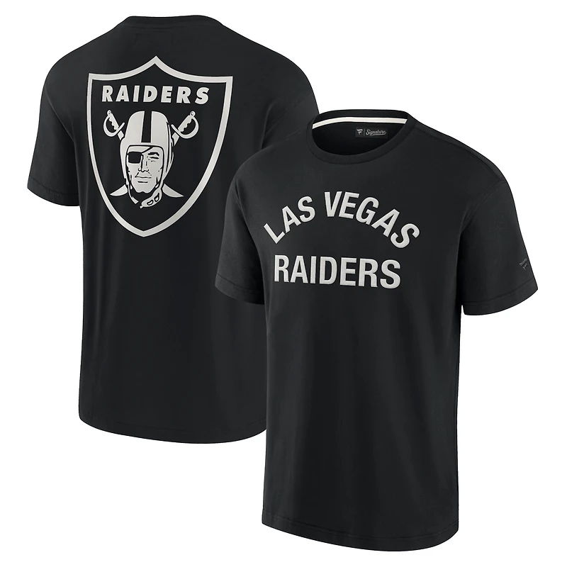 Unisex Fanatics Black Las Vegas Raiders Elements Super Soft Short Sleeve T-Shirt
