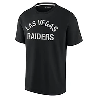 T-shirt unisexe à manches courtes super doux noir Las Vegas Raiders Elements Fanatics