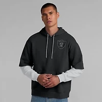 Unisex Fanatics  Black Las Vegas Raiders Sleek Elements Pullover Hoodie