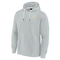 Unisex Fanatics Gray Las Vegas Raiders Elements Super Soft Fleece Pullover Hoodie