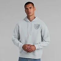 Sweat à capuche unisexe Fanatics gris Las Vegas Raiders Sleek Elements