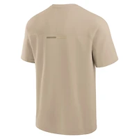 Unisex Fanatics Khaki Las Vegas Raiders Elements Heavyweight Tri-Blend T-Shirt
