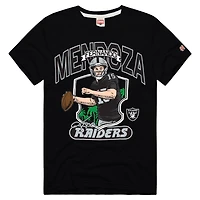Unisex Homage Fernando Mendoza Black Las Vegas Raiders Caricature Player Tri-Blend T-Shirt