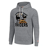 Unisex Homage Gray Las Vegas Raiders NFL x Guy Fieri’s Flavortown Tri-Blend Pullover Hoodie