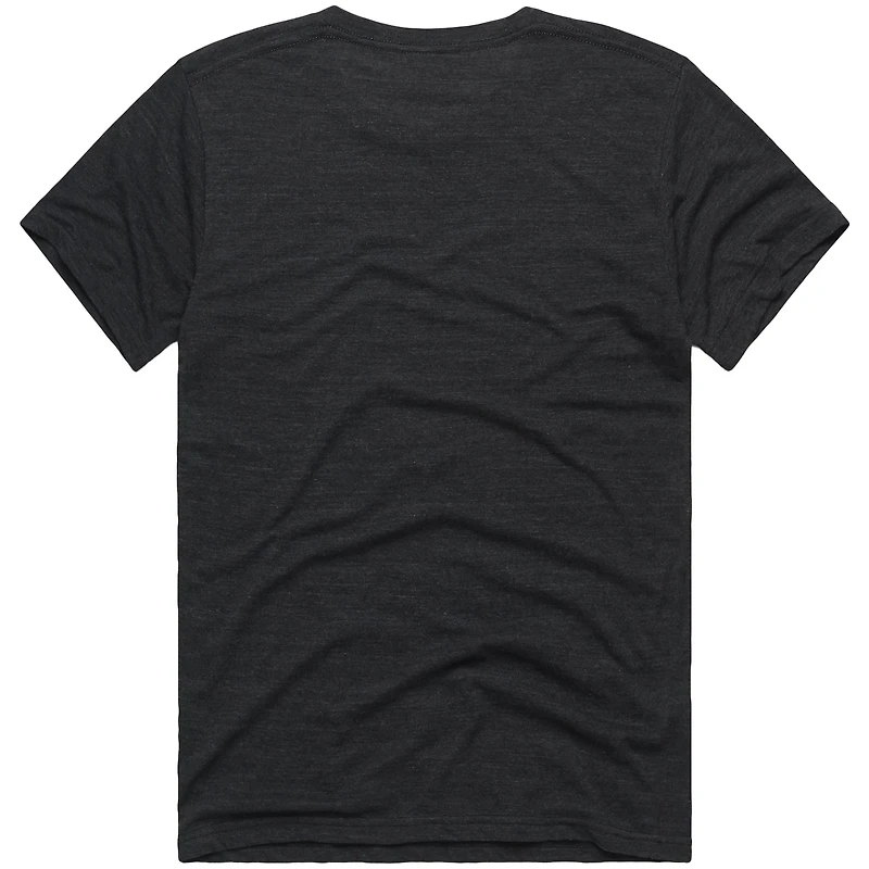 Unisex Homage x The Simpsons Black Las Vegas Raiders Tri-Blend T-Shirt