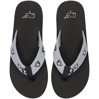 Vineyard Vines Las Vegas Raiders Flip Flops