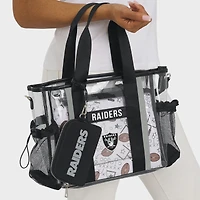 WEAR by Erin Andrews Las Vegas Raiders Clear Stadium Baby Bag