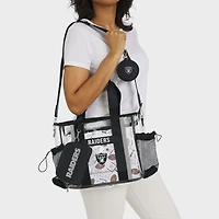 WEAR by Erin Andrews Las Vegas Raiders Clear Stadium Baby Bag