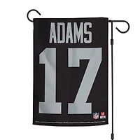 Drapeau de jardin double face WinCraft Davante Adams Las Vegas Raiders 30,5 x 45,7 cm