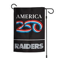 Drapeau de jardin double face WinCraft Las Vegas Raiders 12" x 18" America 250