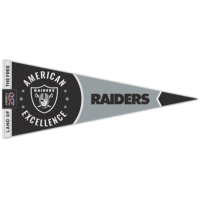 WinCraft Las Vegas Raiders 12" x 30" America 250 Fanion Premium