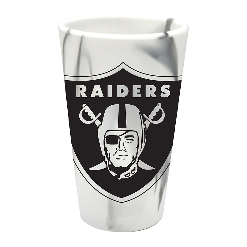 WinCraft Las Vegas Raiders 16oz. Verre à pinte en silicone à la mode