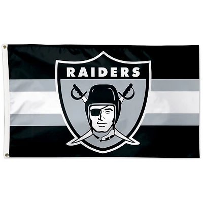 WinCraft Las Vegas Raiders 3' x 5' Drapeau unilatéral avec logo historique