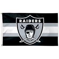 WinCraft Las Vegas Raiders 3' x 5' Drapeau unilatéral avec logo historique