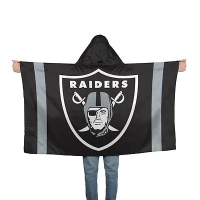 Drapeau à capuche WinCraft Las Vegas Raiders 3' x 5'