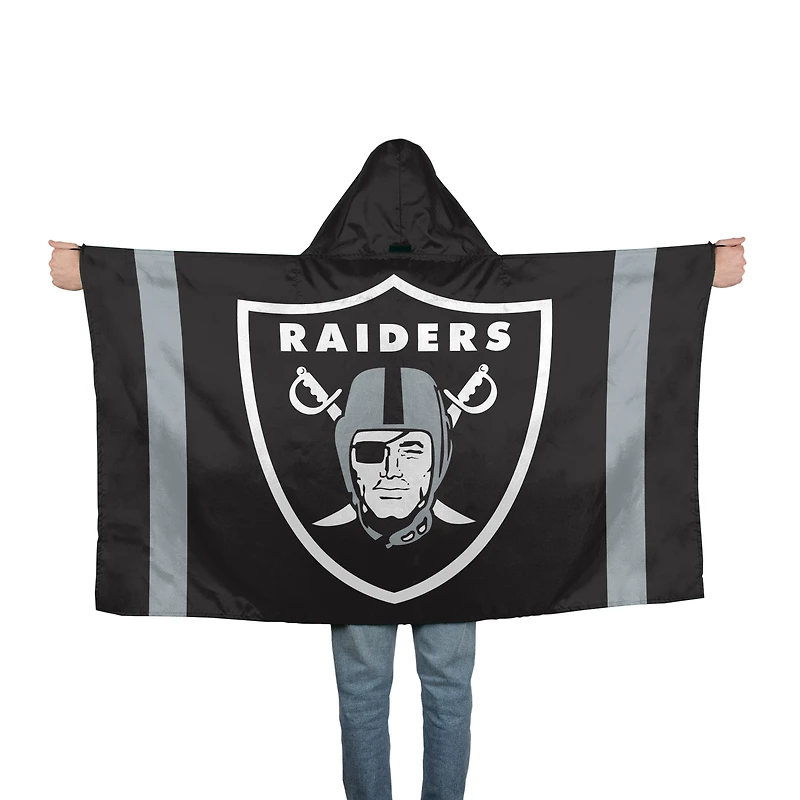 Drapeau à capuche WinCraft Las Vegas Raiders 3' x 5'