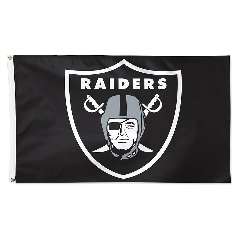 WinCraft Las Vegas Raiders 3' x 5' Drapeau simple face avec logo principal