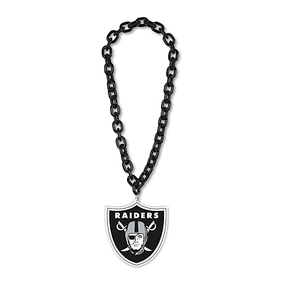 Collier en plastique avec logo à grande chaîne WinCraft Las Vegas Raiders